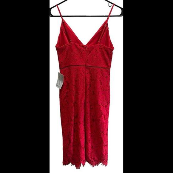 ASTR The Label Lattice Inset Lace spaghetti strap boho party event dress NWT - Picture 2 of 4